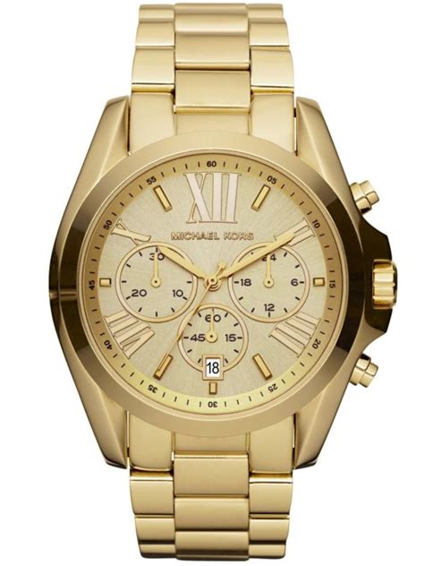 bradshaw gold tone michael kors watch|Michael Kors bradshaw chronograph.